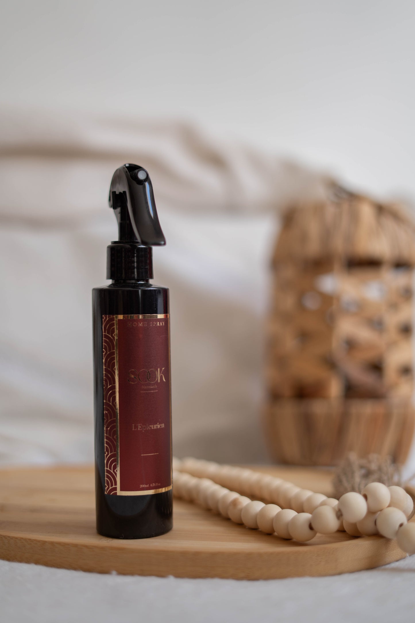 Sook Marrakech | Spray d’Ambiance – l'Épicurien 200ml | Brume Maison Made in Morocco