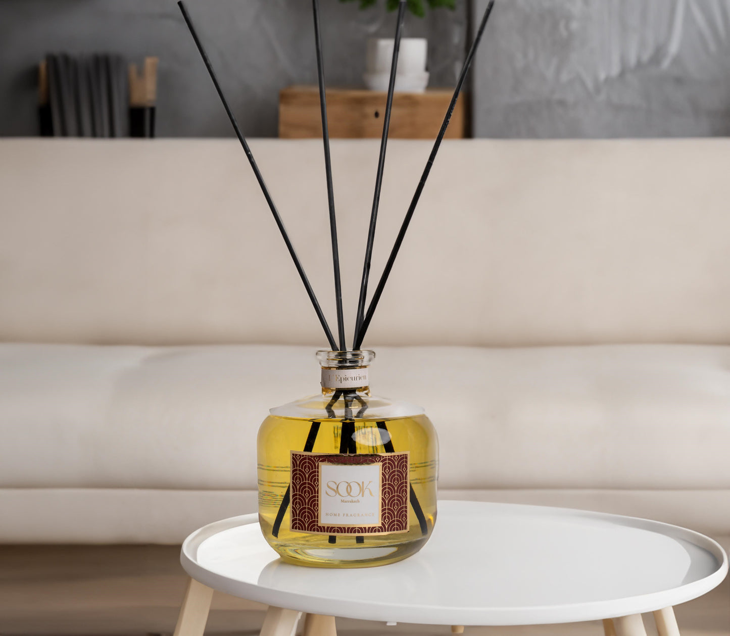 Sook Marrakech - Diffuseur parfum d'ambiance bâtonnets L'Epicurien