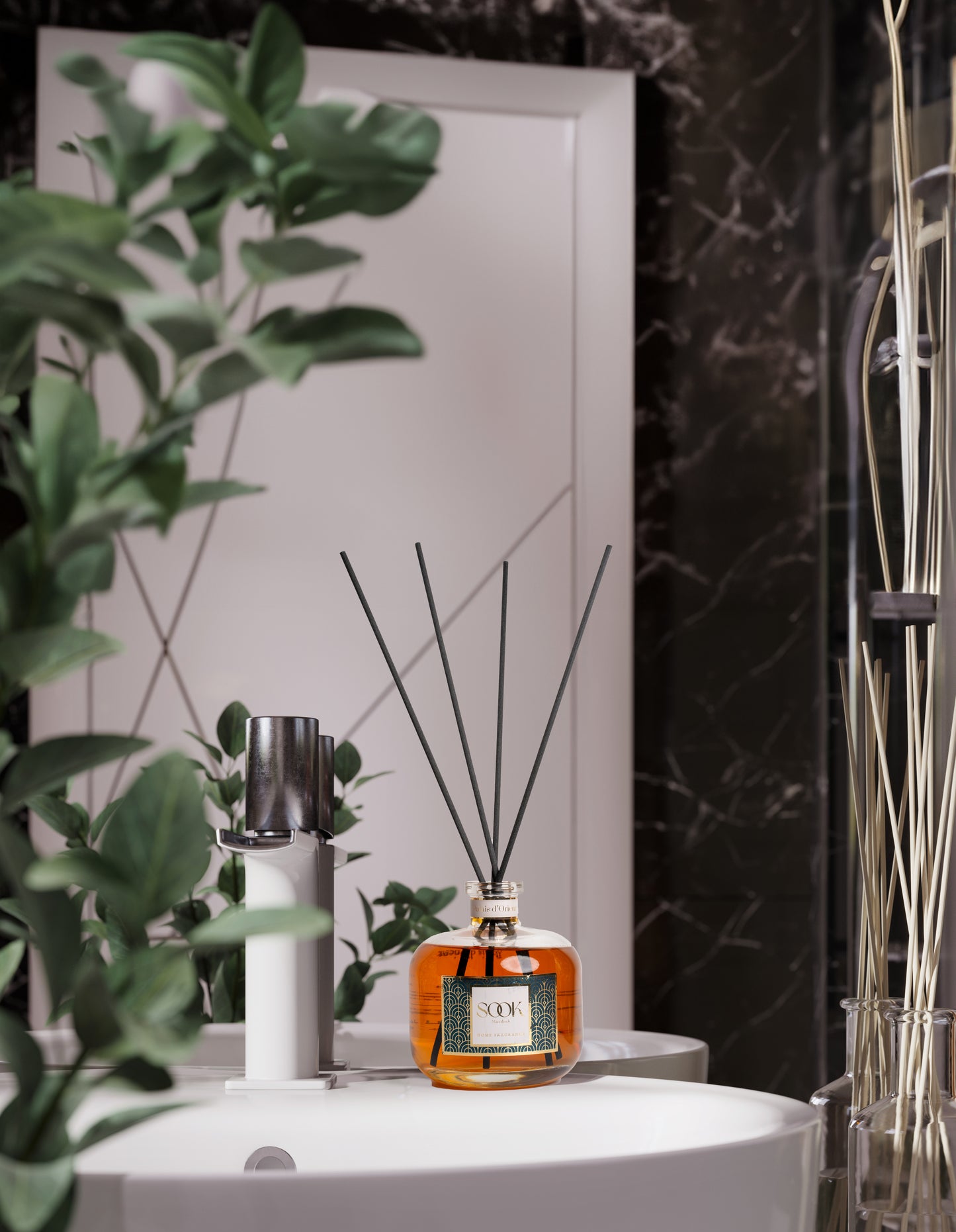 Diffuseur de parfum d'ambiance de luxe Maroc - Jasmin - Vanille