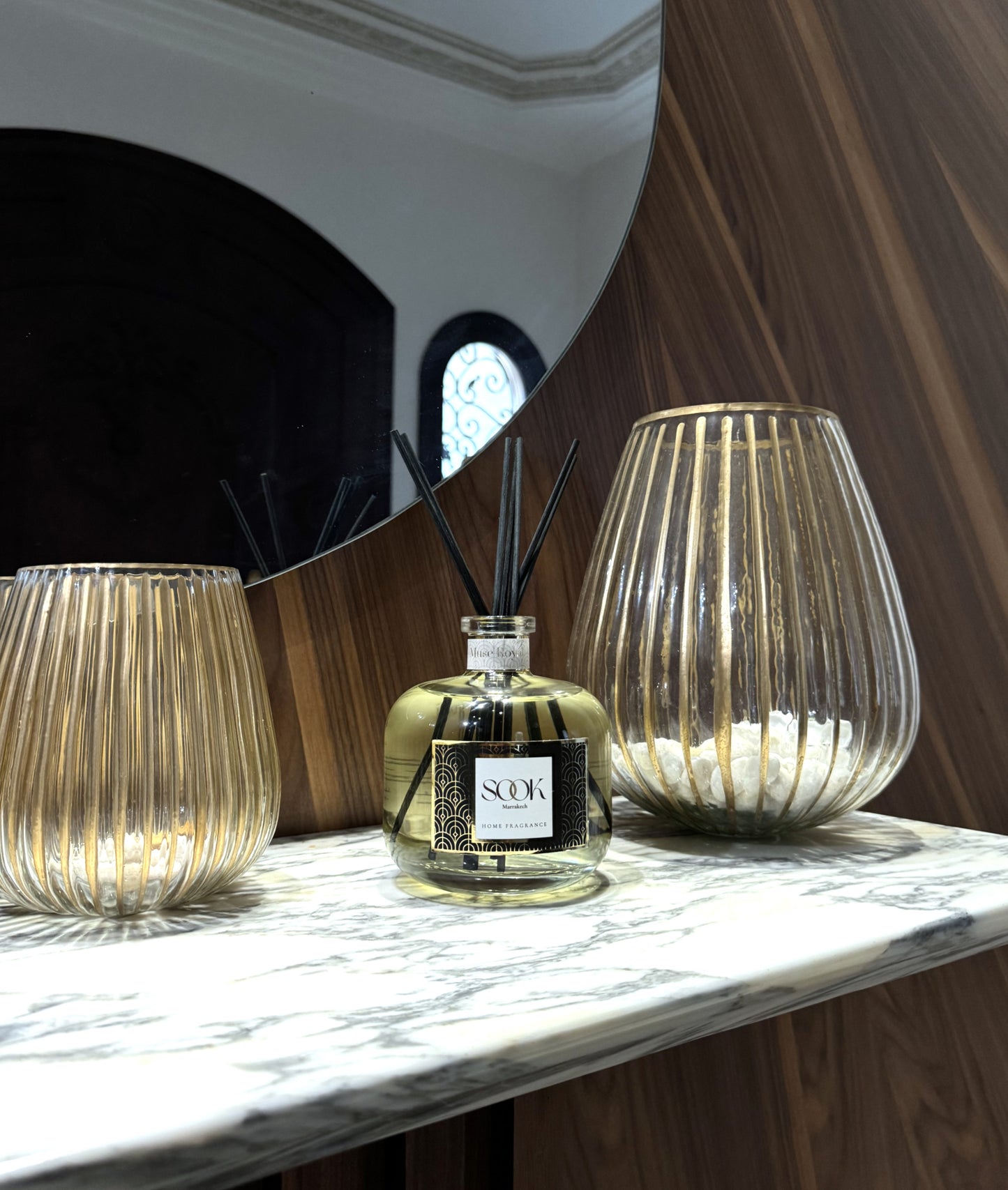 Diffuseur de parfum d'ambiance de luxe Maroc - Musc - Ambre - Vanille