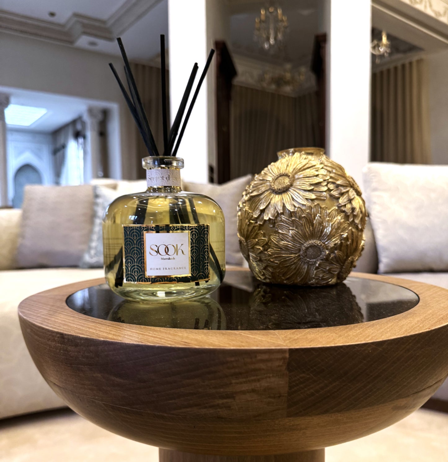 Diffuseur de parfum d'ambiance de luxe Maroc - Thé - verveine