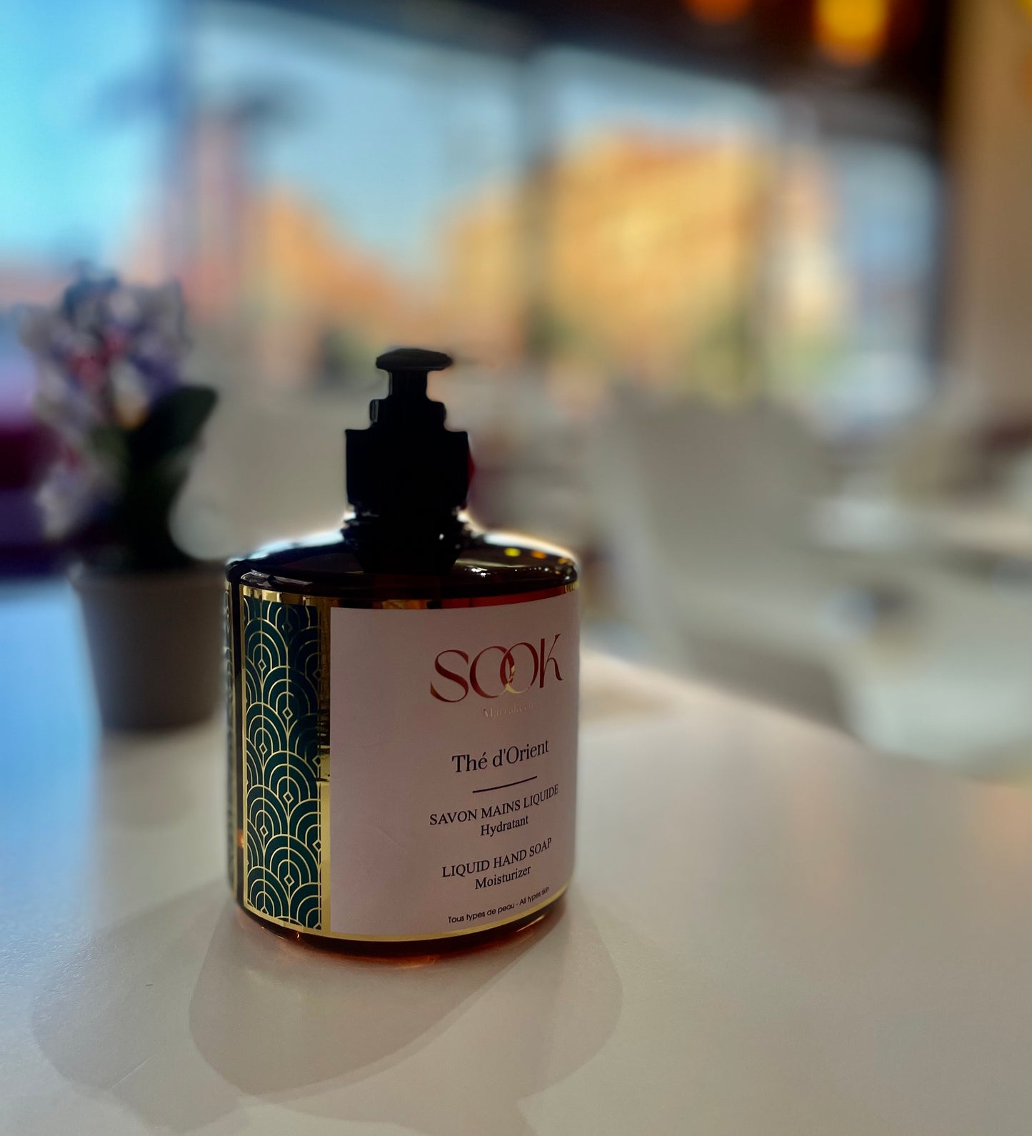 Sook Marrakech - Savon liquide hydratant pour les mains "Thé d'Orient" 500ml