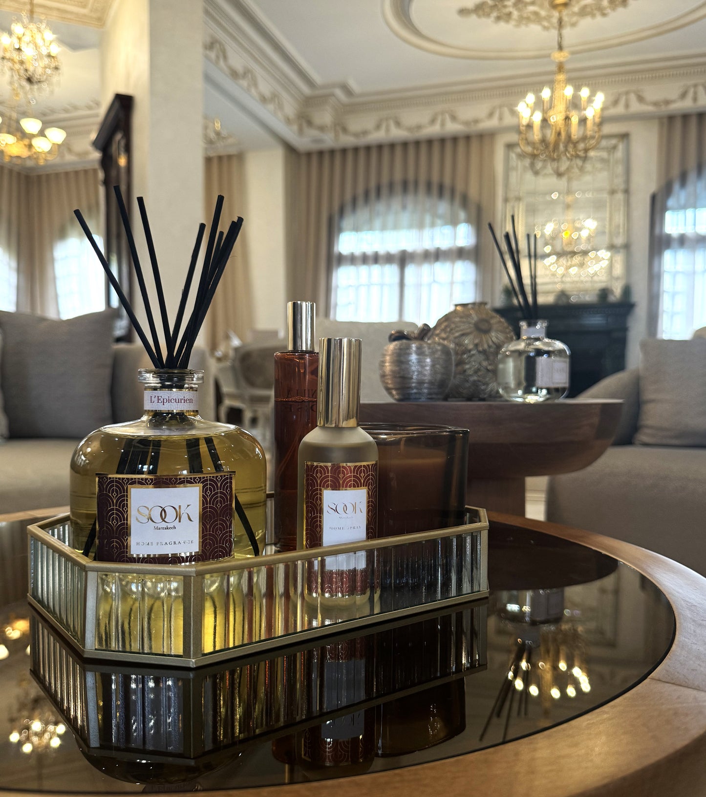 Sook Marrakech - Diffuseur parfum d'ambiance bâtonnets L'Epicurien