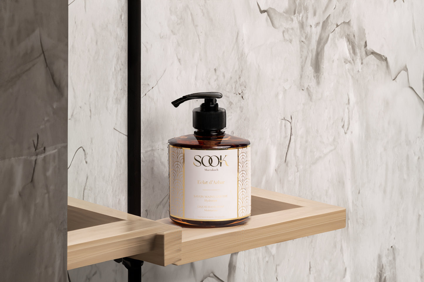 Sook Marrakech - Savon liquide hydratant pour les mains "Eclat d'Azhar" 500ml