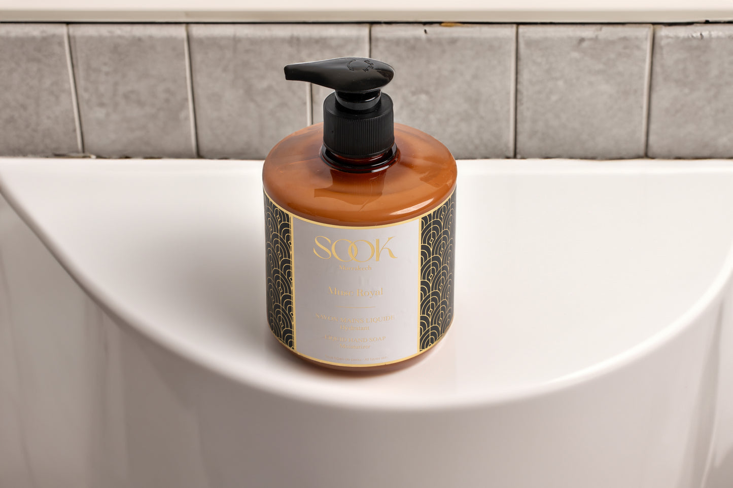 Sook Marrakech - Savon liquide hydratant pour les mains "Musc Royal" 500ml
