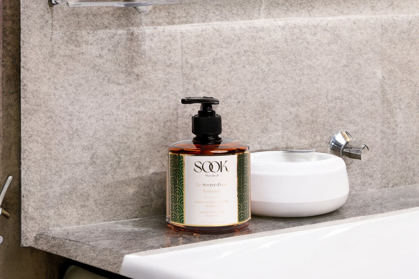 Sook Marrakech - Savon liquide hydratant pour les mains "Le Secret d'Une Verveine" 500ml