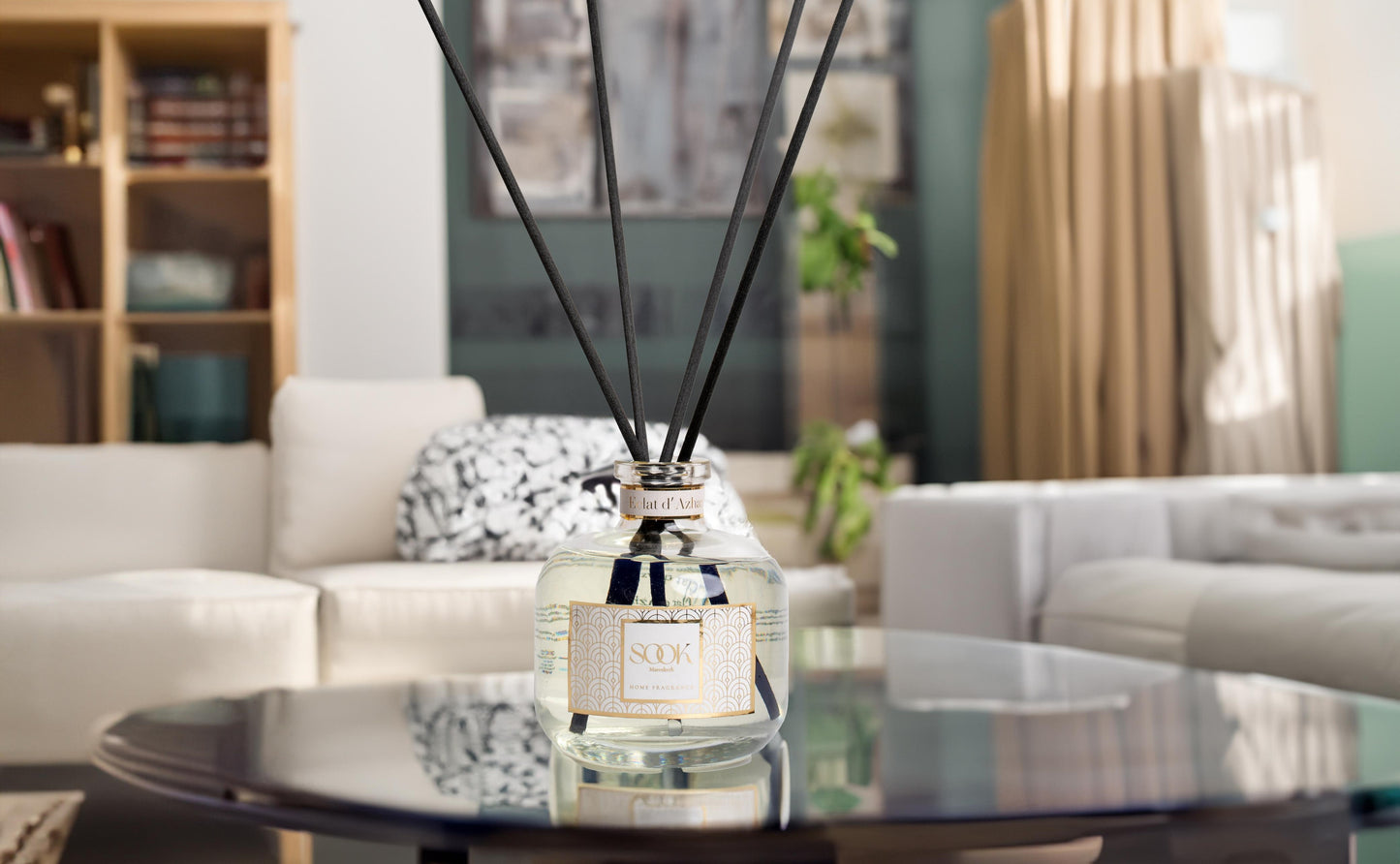 Diffuseur et parfum d'ambiance de luxe senteurs du Maroc - Fleur d'oranger