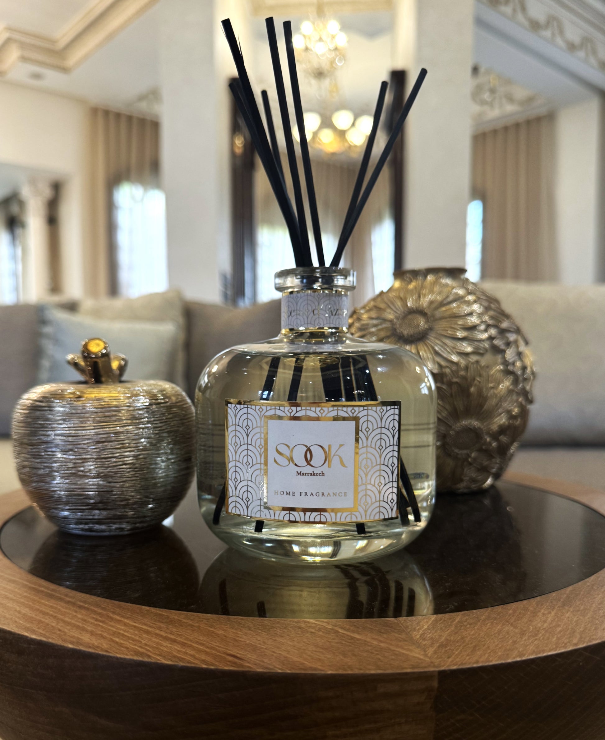 Diffuseur et parfum d'ambiance de luxe senteurs du Maroc - Fleur d'oranger