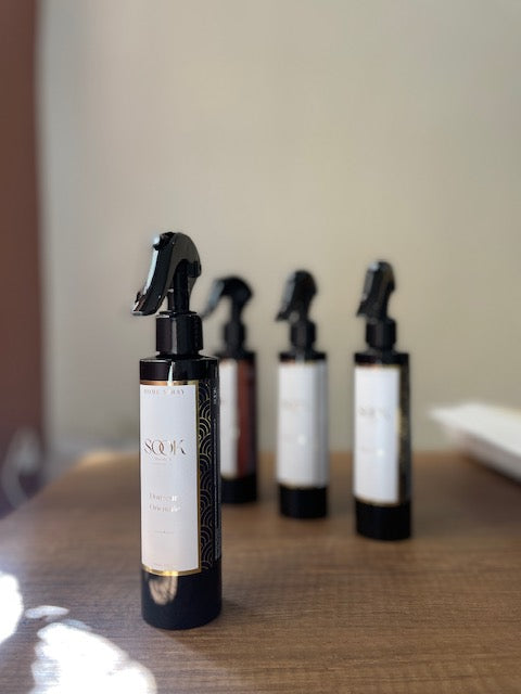ECONOMISEZ 15% | Pack de 4 Sprays d’Ambiance – Parfums d’Intérieur 200ml | Brume Maison Made in Morocco